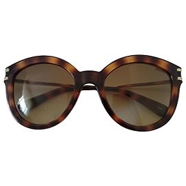Longchamp tortoiseshell sunglasses Brown