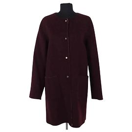 Gerard Darel Abrigo reversible burdeos Burdeos