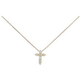 Autre Marque Collier en diamant Au750 Doré