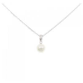 Colar Mikimoto Akoya Pearl Au750 Prata