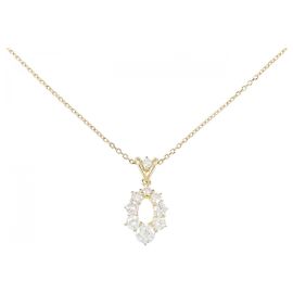 Autre Marque Collier en diamant Au750 Doré
