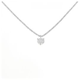 Autre Marque Au750 Diamant-Halskette Silber