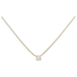 Autre Marque Collier en diamant Au750 Doré
