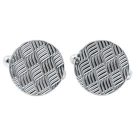 Abotoaduras Tiffany & Co., Prata de Lei, Masculino Prata