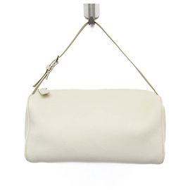 The Row Damen Lederhandtasche weiß Weiß