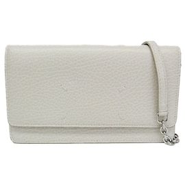 Maison Martin Margiela Maison Margiela -stitch Women,Men Leather Chain/Shoulder Wallet white White