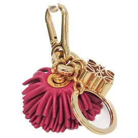Chaveiro Loewe Anagram Dahlia Flower Charm (Dourado, Roxo) Roxo