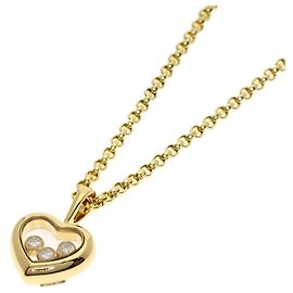Colar Happy Diamonds Chopard em ouro amarelo para mulher Amarelo
