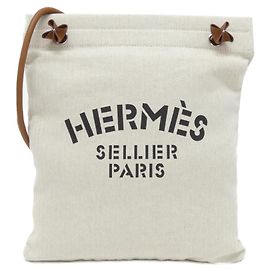 Hermès Bolsa de ombro Hermes Sac Aline Branco