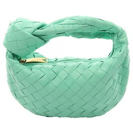 Bottega Veneta Mini Jodie Handtasche, Leder, Damen, Grün Grün