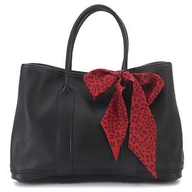 Hermès Hermes Garden Twilly TPM Tote Handbag, Swift Leather, Black, I Stamp, Silver Hardware Black