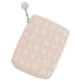 Bulgari Mania Mini Pocket Zip BVLGARI Notebook Bege