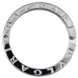 Bulgari BVLGARI Keyring Keychain, Sterling Silver , Unisex Silvery
