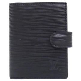 Louis Vuitton Epi Agenda Mini Organizer Black