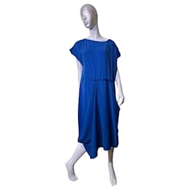 Maison Martin Margiela Maison Margiela Robe Drapée Bleue Bleu