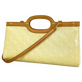 Louis Vuitton Vernis Roxbury Drive Handtasche Weiß