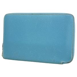 Hermès Cartera larga combinada Hermes Azap Azul