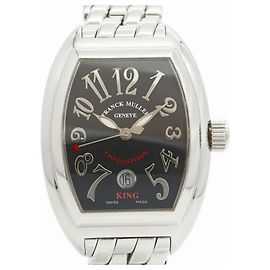 Orologio da uomo Franck Muller Conquistador 8002SCKING Quadrante nero Altro