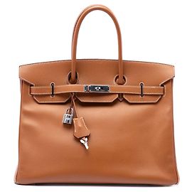 Hermès Marron Epsom Birkin Retourne 35 Marron