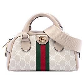 Bolso Gucci Beige Mini GG Supreme Web Ophidia Beige