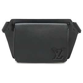 Borsa a tracolla Louis Vuitton Black Aerogram Takeoff Sling Nero