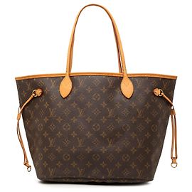 Louis Vuitton Marron Monogram Neverfull MM Marron