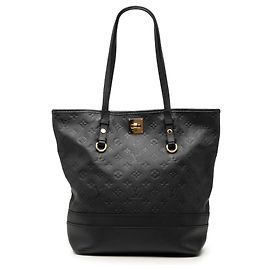 Louis Vuitton Black Monogram Empreinte Citadine PM Preto