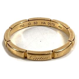 Cartier 18K Gold Band Ring Golden