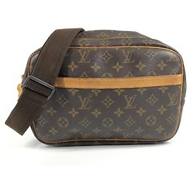 Bolsa Transversal Louis Vuitton Monogram Reporter PM Marrom