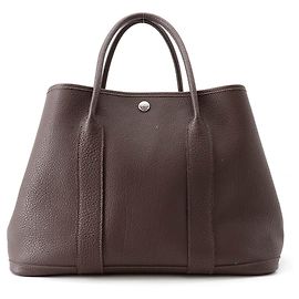 Hermès Bolsa Tote Hermes Garden PM Damier ebene