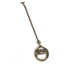Hermès Chaveiro Hermes Cheval Logo Prata