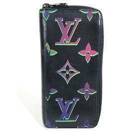 Louis Vuitton Monogram Spotlight Zippy Wallet Black Multiple colors