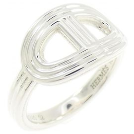 Hermes Hermès Chaine d'Ancre 24 Ring Silber
