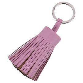 Hermès Hermes Carmen Tricolor Keyring Accessory Bag Charm Pink Red Beige