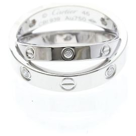 Cartier Be Love Oro bianco 18K con diamanti Argento