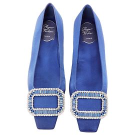 Sapatilhas Roger Vivier Dec Belle Strass com fivela de cristal Preto