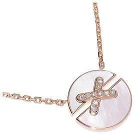 Colar com pingente de pérola Chaumet K18PG Rosa