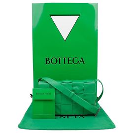 Bottega Veneta Bolsa de ombro Cassette Verde