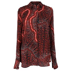 Camicia stampata Chika di Altuzarra in seta multicolore Multicolore