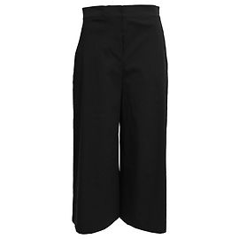 Pantaloni Theory in lino nero Nero