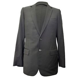 Dior Single-Breasted Blazer in Black Wool Black