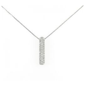 Autre Marque Colar de Diamante PT900 PT850 Prata