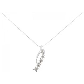 Autre Marque Colar de Diamante Au750 Prata