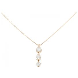 Autre Marque Collier en diamant Au750 Rose