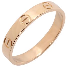 Bague Mini Love de Cartier en or rose 18K Doré