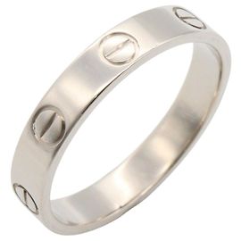 Cartier Mini Love Ring aus Weißgold Golden