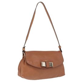 Chloé Lily Bolsa de couro marrom Marrom