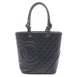 Chanel Cambon Line Medium Tote Bag Black