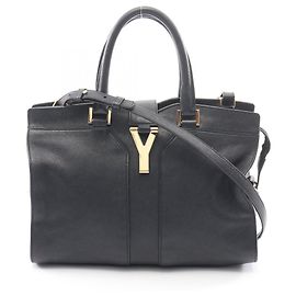 Bolsa Cabas Y-Line Yves Saint Laurent Azul marinho