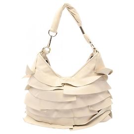 Bolsa de Ombro Yves Saint Laurent Tropez Bege